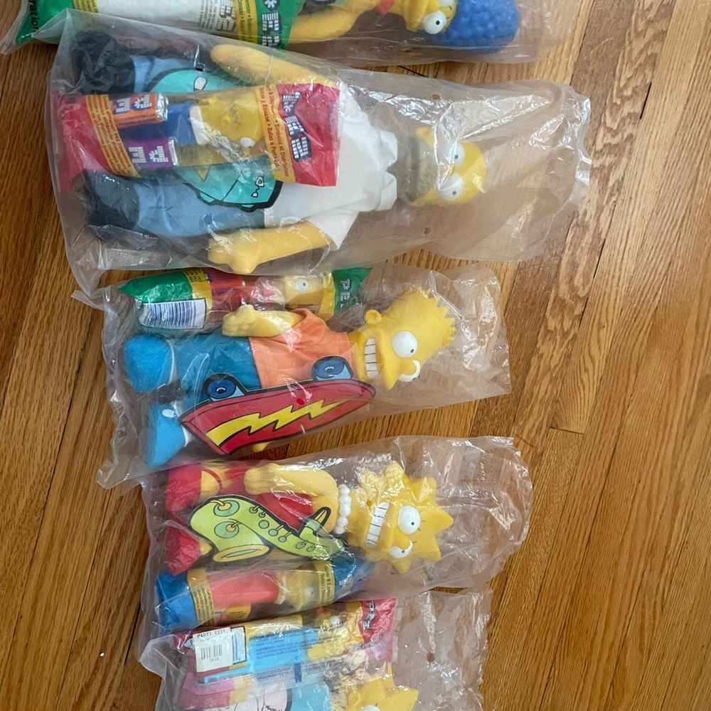 Simpsons Family Plush Toy Set - Multicolor